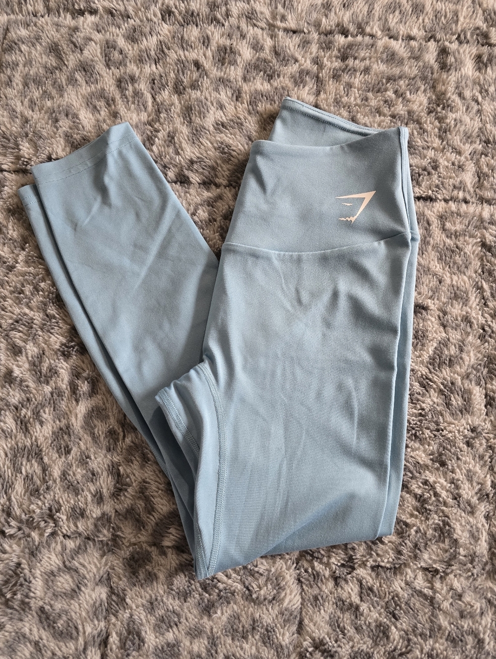 Gymshark High-Waist Seamless Leggings - Dusty Blue